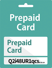 プリペイドカードを購入し「カード番号」を登録してから使う