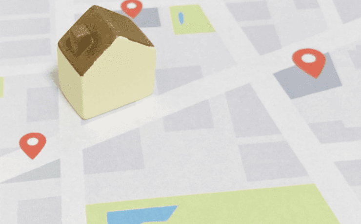 アナログの地図