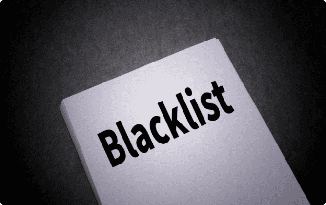 ブラックリストは消すことできる?