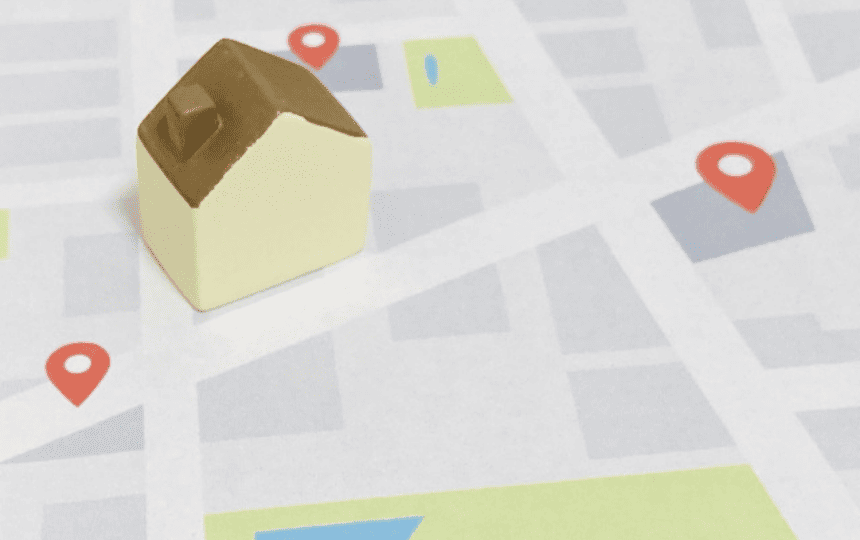 アナログの地図