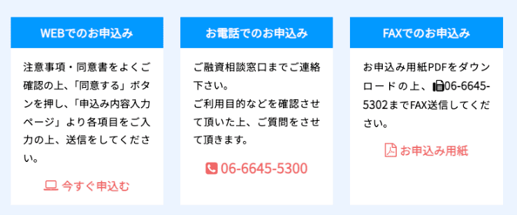 消費者金融ハローハッピーのホームページ 申し込み方法など
