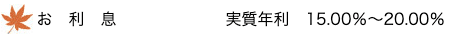 消費者金融もみじファイナンスのホームページ 上限金利は年20.00%